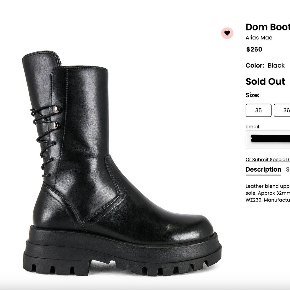 Alias Mae Dom Bootie
